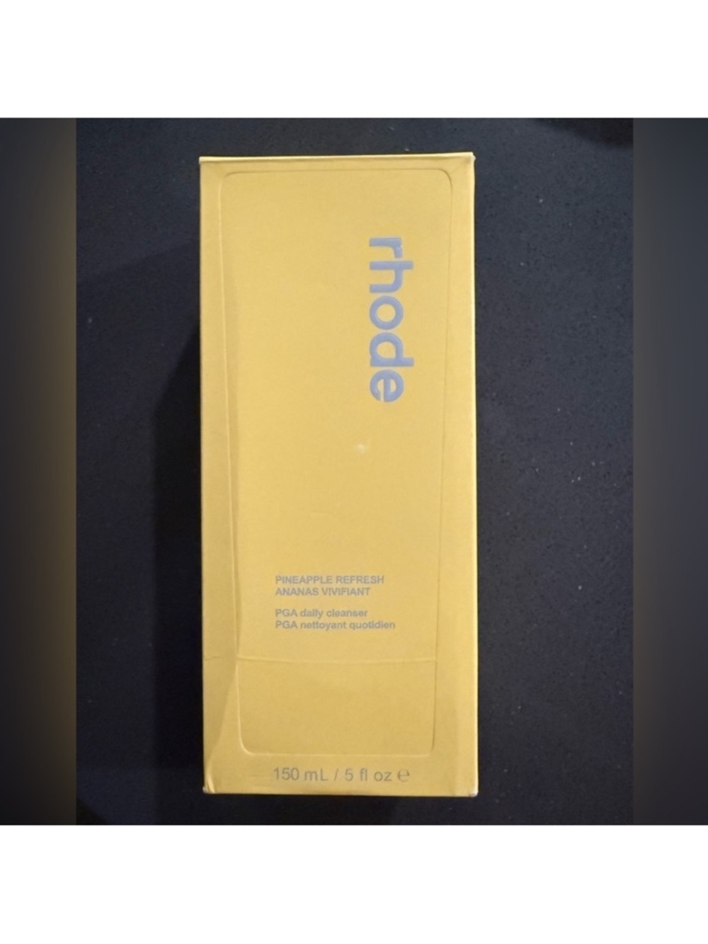 RHODE Yellow Pineapple Enzyme Cleanser Box